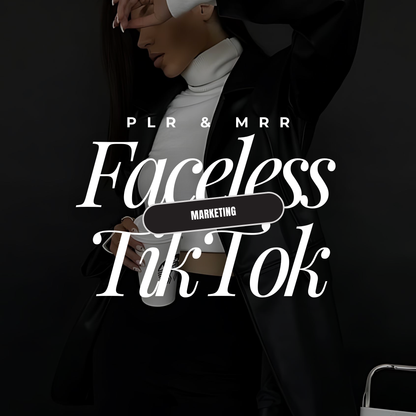 Faceless Tik Tok Marketing Ebook With MRR